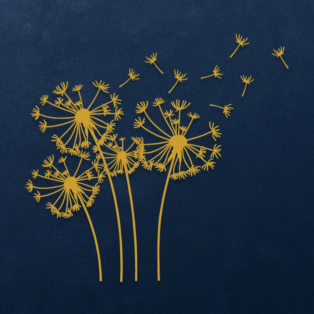 Dandelion Metal Wall Decor - BrossHome Metal Wall Art