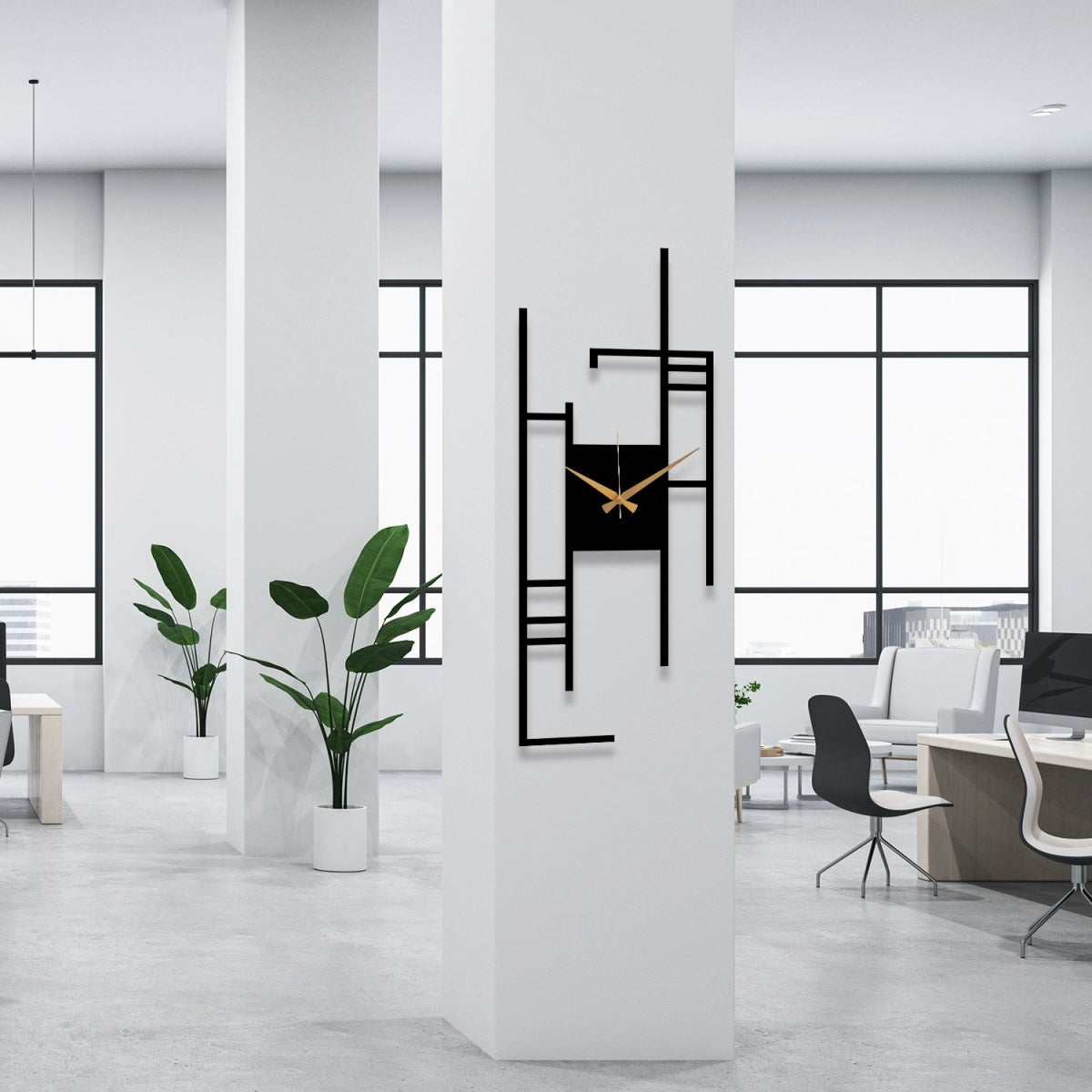 DECORATIVE METAL WALL CLOCK - BrossHome Metal Wall Art