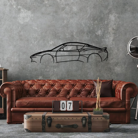 Evora Classic Car Silhouette Wall Art - BrossHome Metal Wall Art