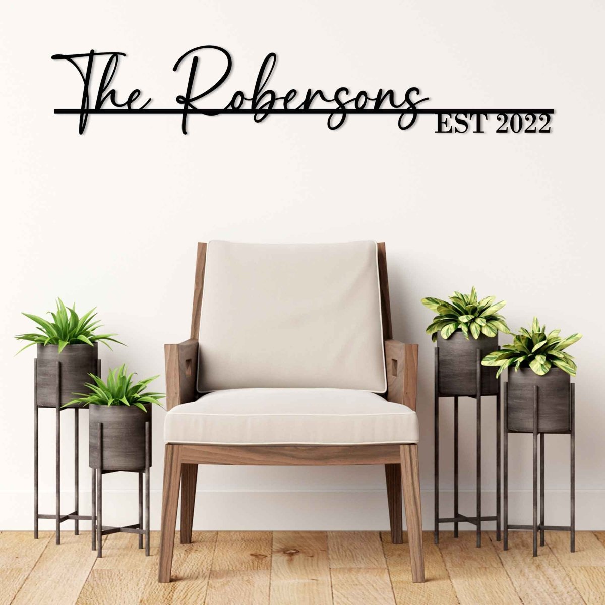 Family Name Metal Signs - BrossHome Metal Wall Art