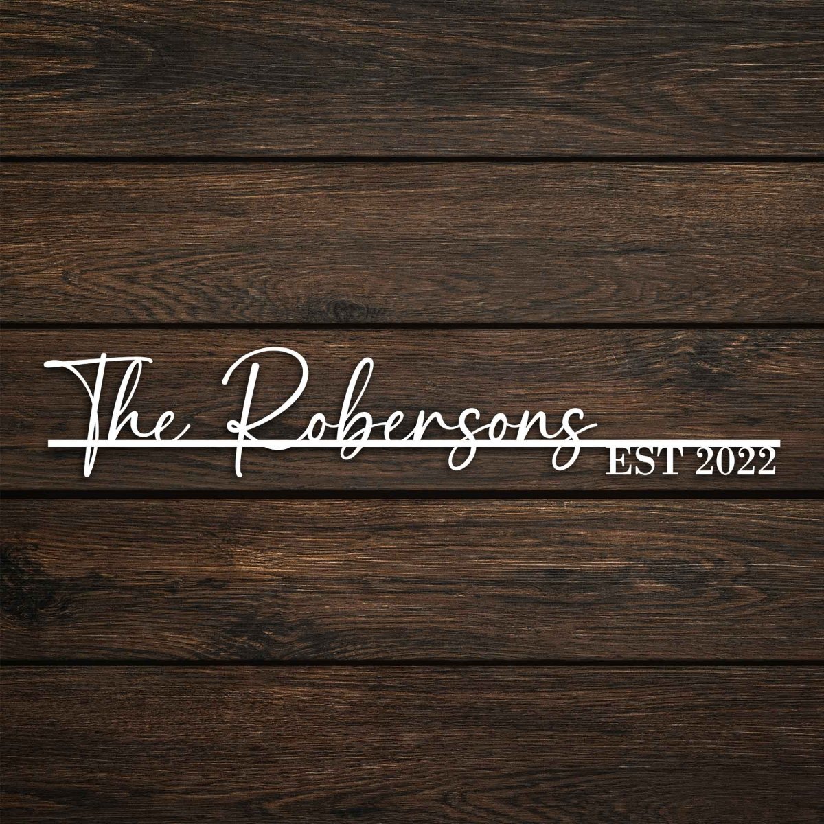 Family Name Metal Signs - BrossHome Metal Wall Art