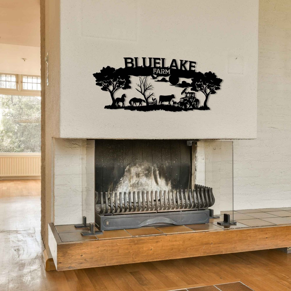 Farm Custom Metal Garden Sign Wall Art Decor - BrossHome Metal Wall Art