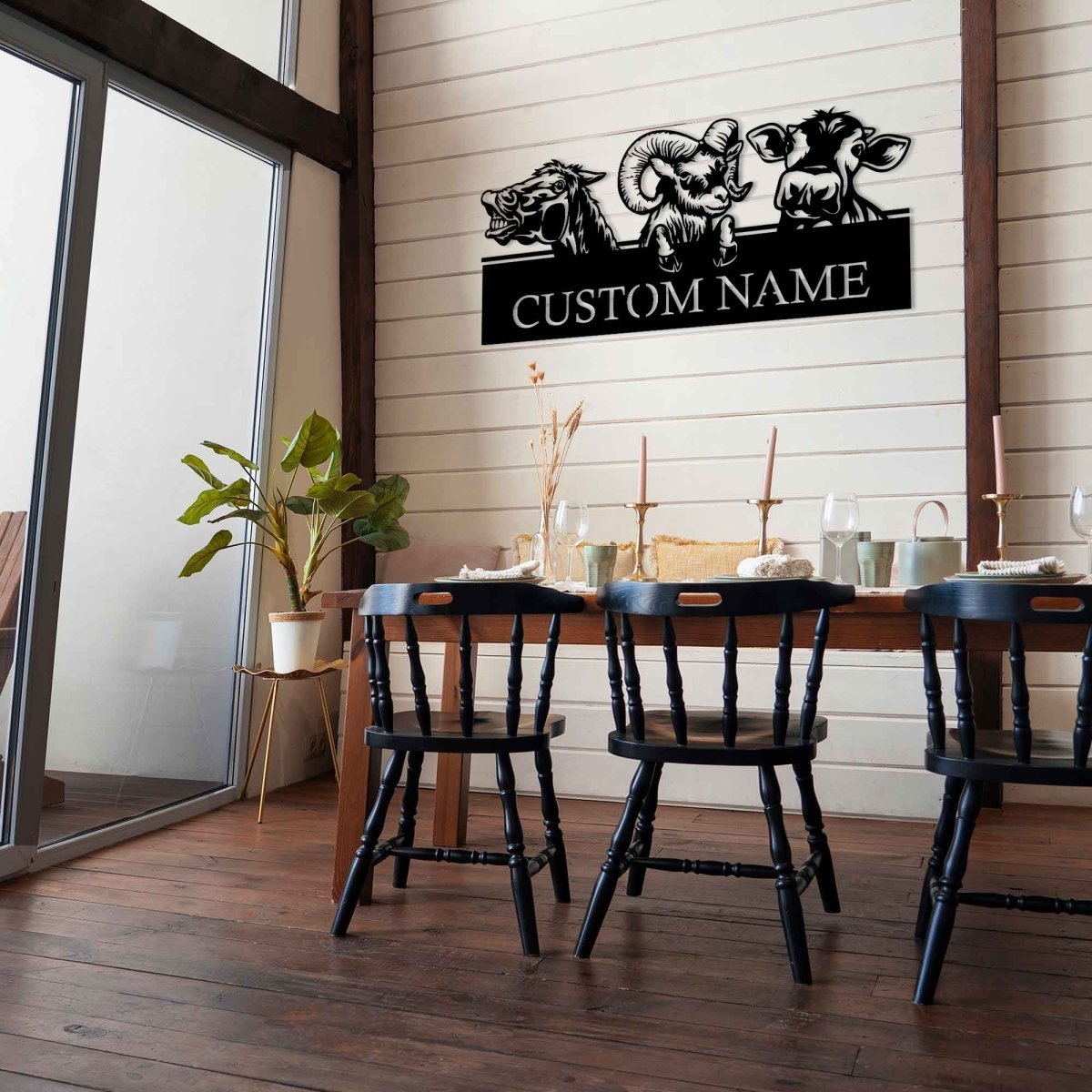 Farmhouse Metal Wall Art - BrossHome Metal Wall Art