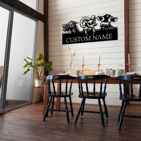 Farmhouse Metal Wall Art - BrossHome Metal Wall Art