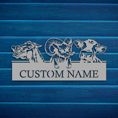 Farmhouse Metal Wall Art - BrossHome Metal Wall Art