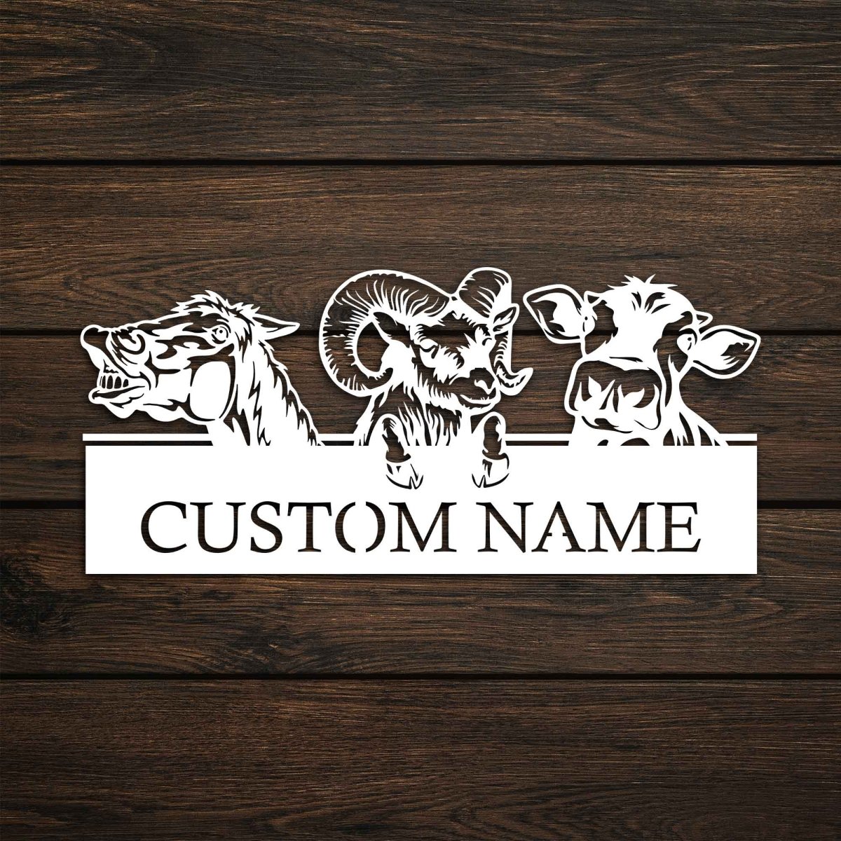 Farmhouse Metal Wall Art - BrossHome Metal Wall Art