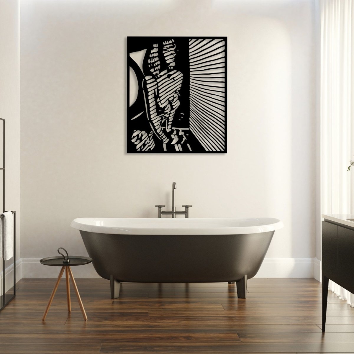 Female Body Wall Art - BrossHome Metal Wall Art