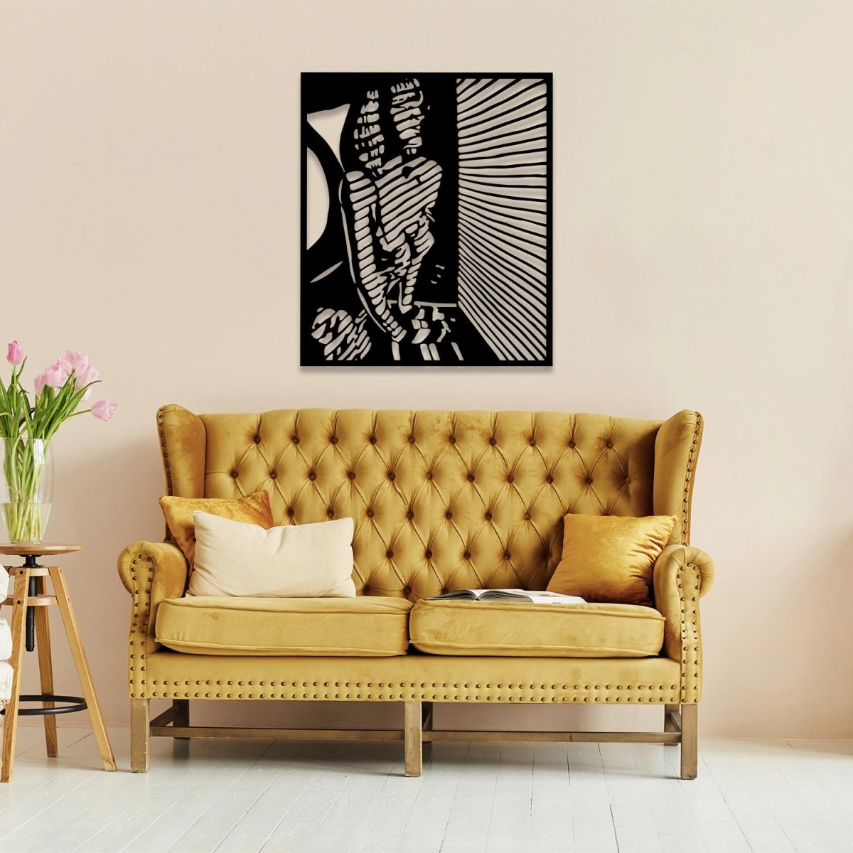 Female Body Wall Art - BrossHome Metal Wall Art