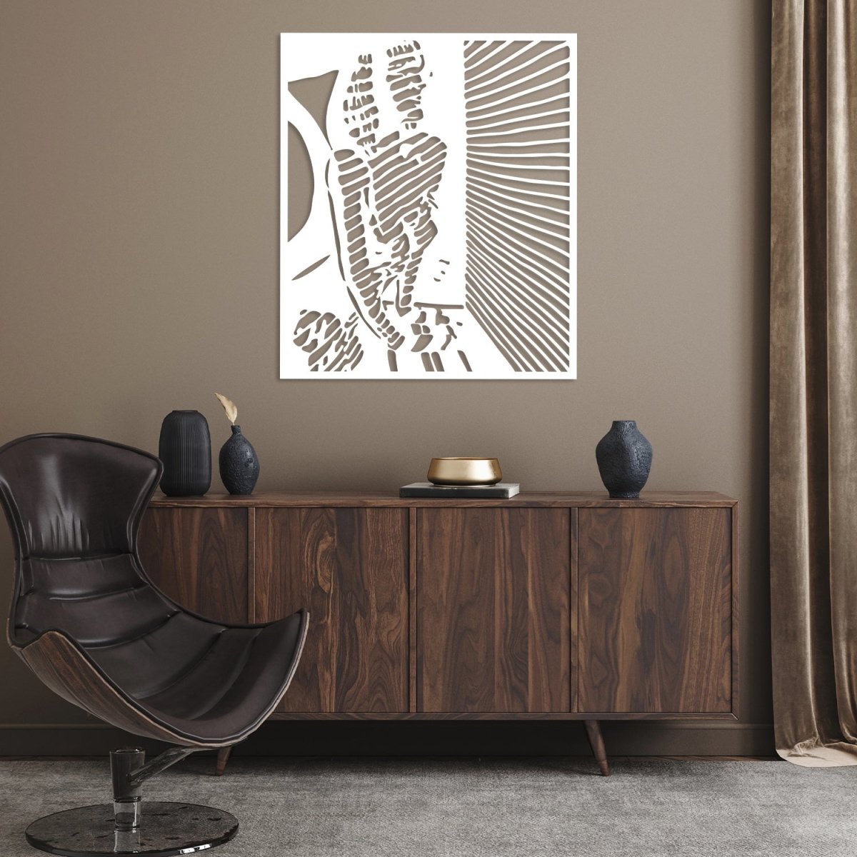 Female Body Wall Art - BrossHome Metal Wall Art