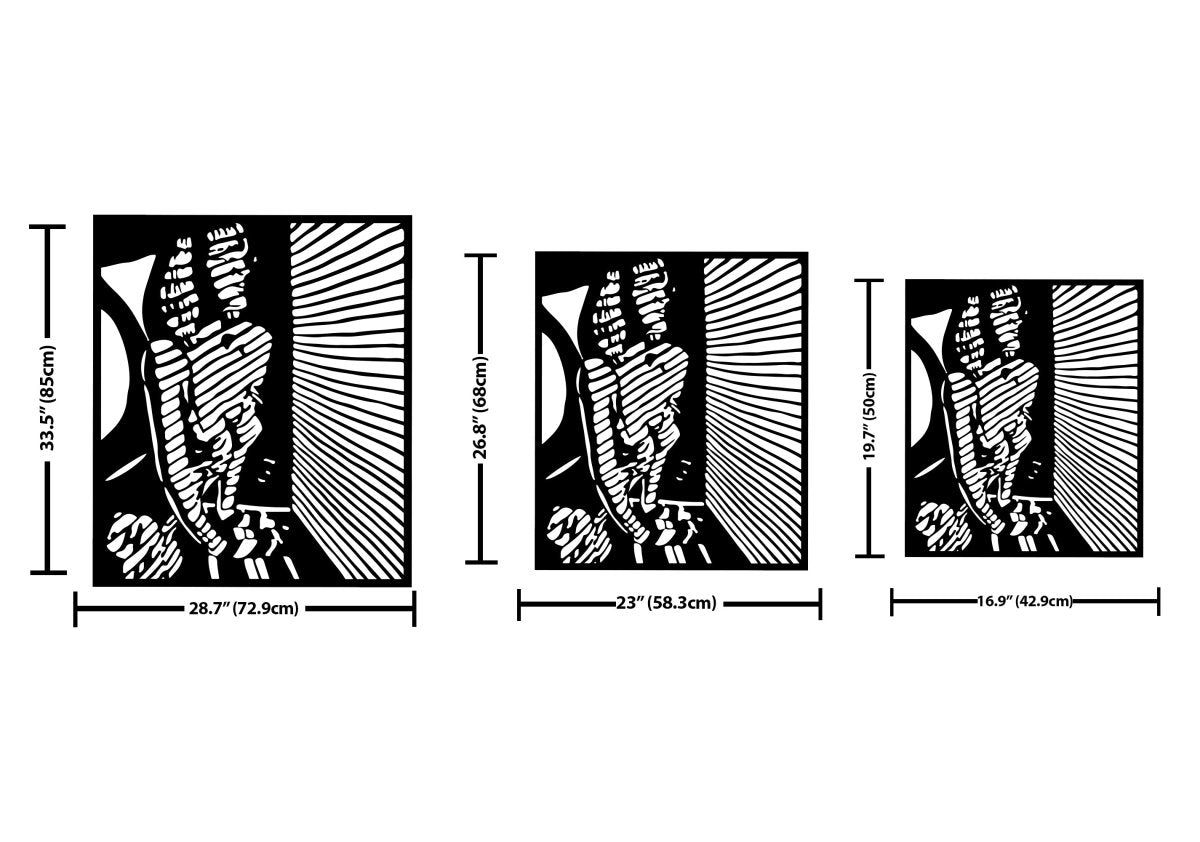 Female Body Wall Art - BrossHome Metal Wall Art