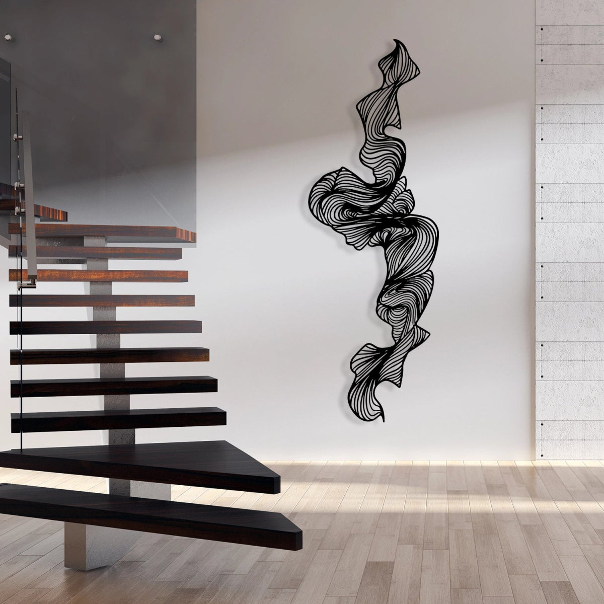 Fluid Motion Metal Wall Art - BrossHome Metal Wall Art