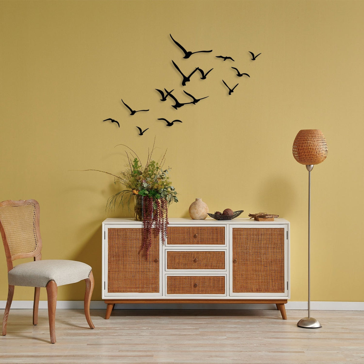 Flying Birds Metal Wall Art - BrossHome Metal Wall Art