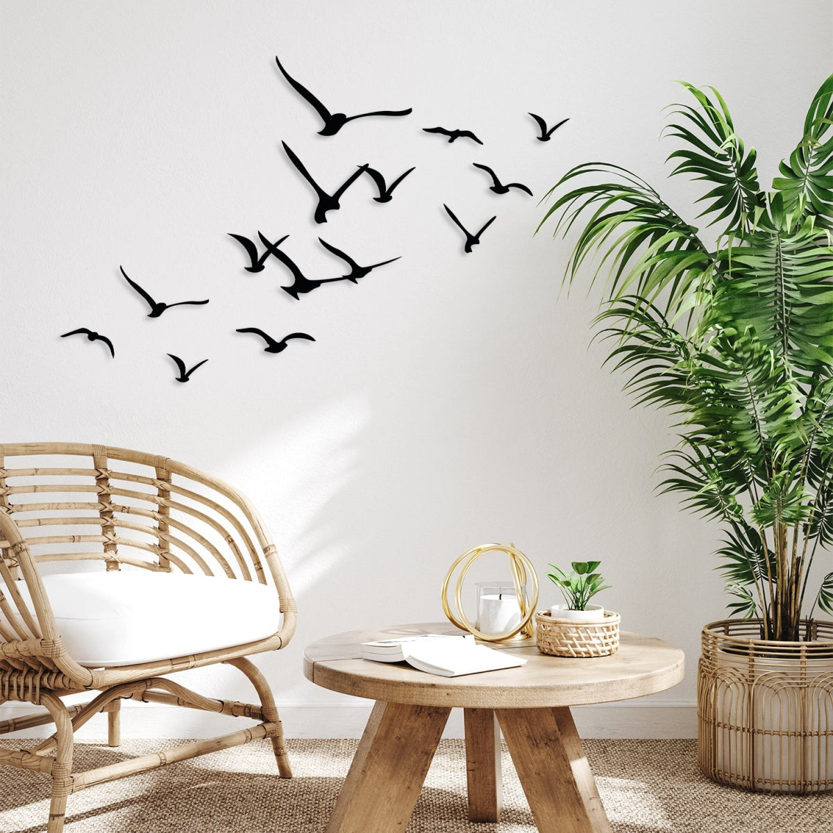 Flying Birds Metal Wall Art - BrossHome Metal Wall Art