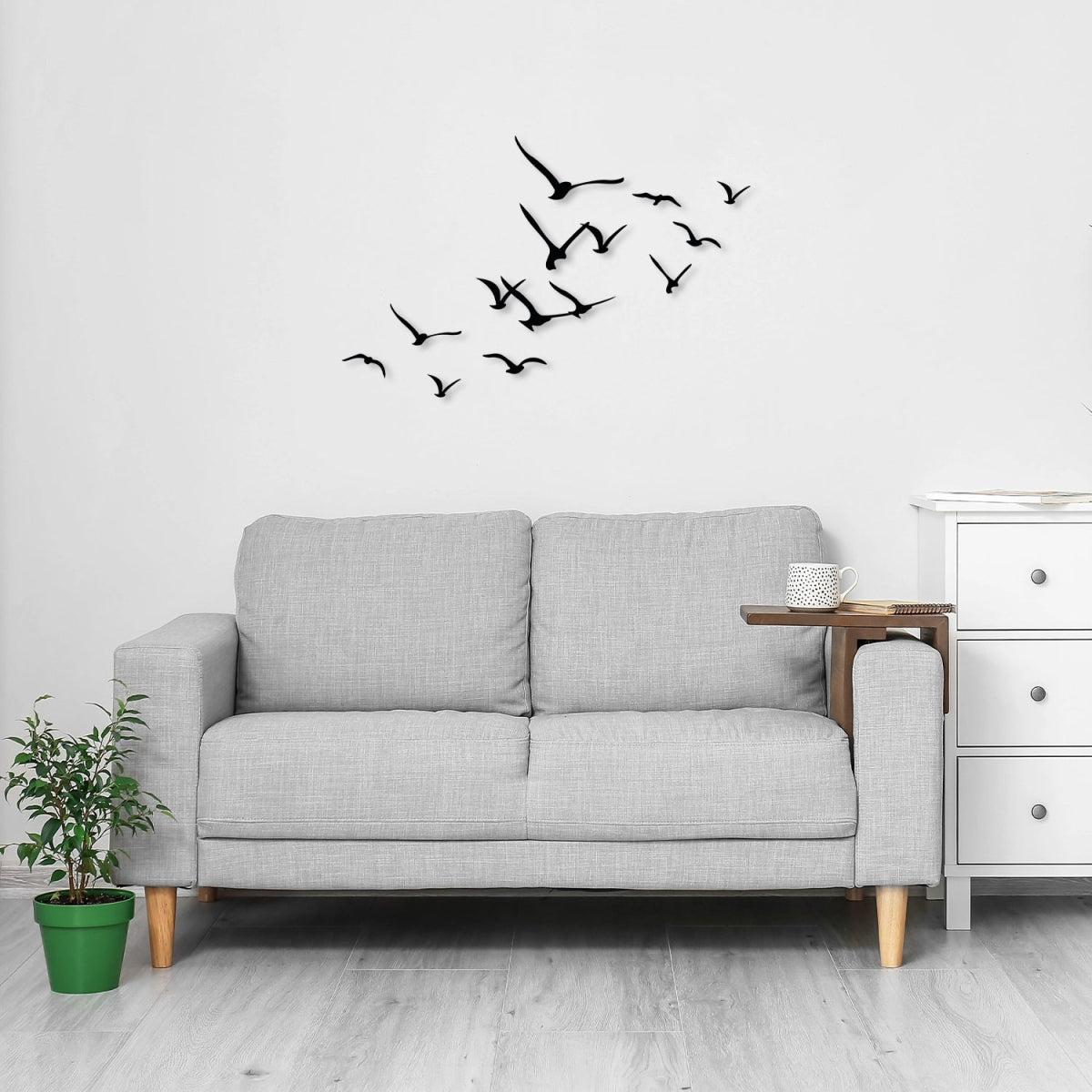 Flying Birds Metal Wall Art - BrossHome Metal Wall Art