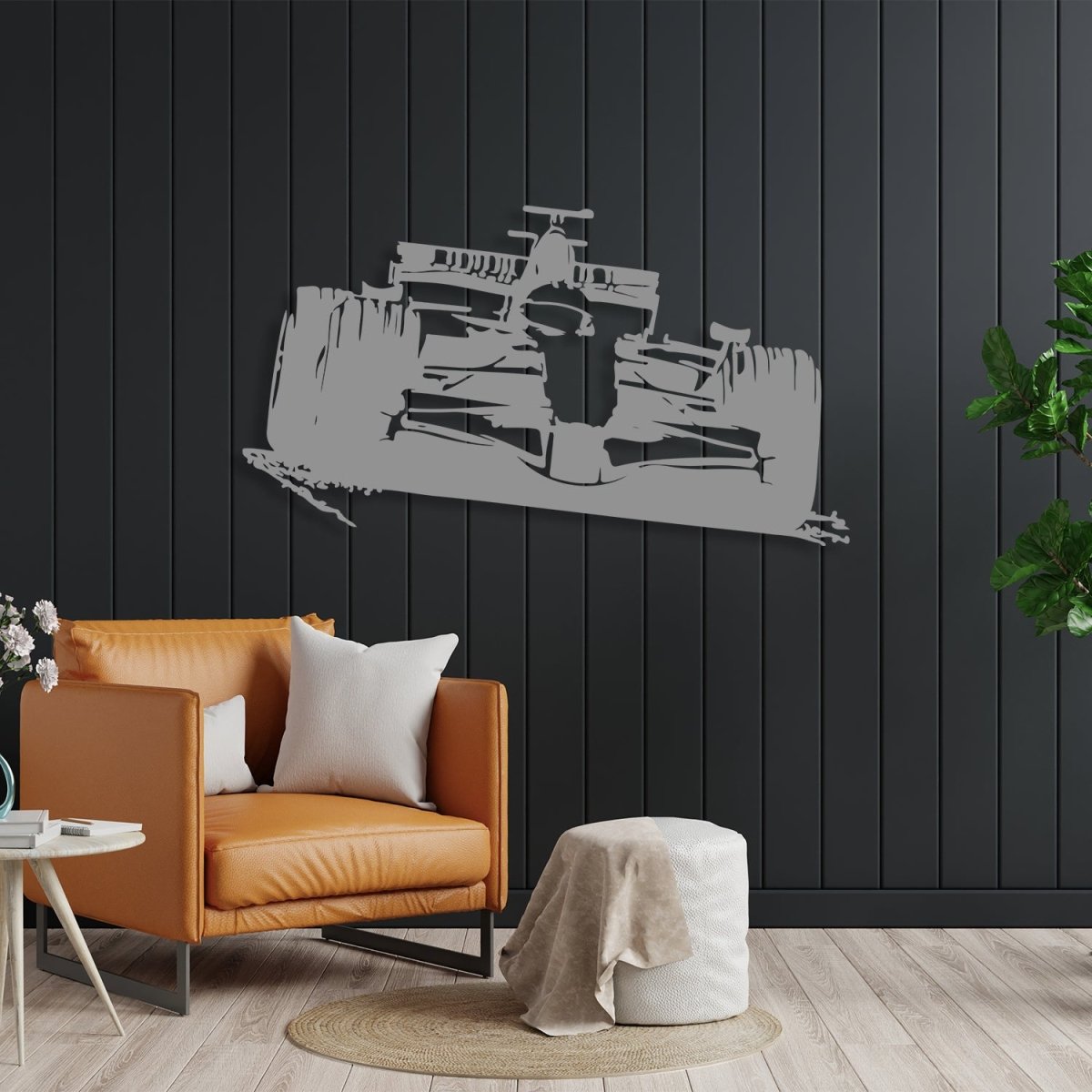 Formula 1 Sports Car Metal Wall Art - BrossHome Metal Wall Art