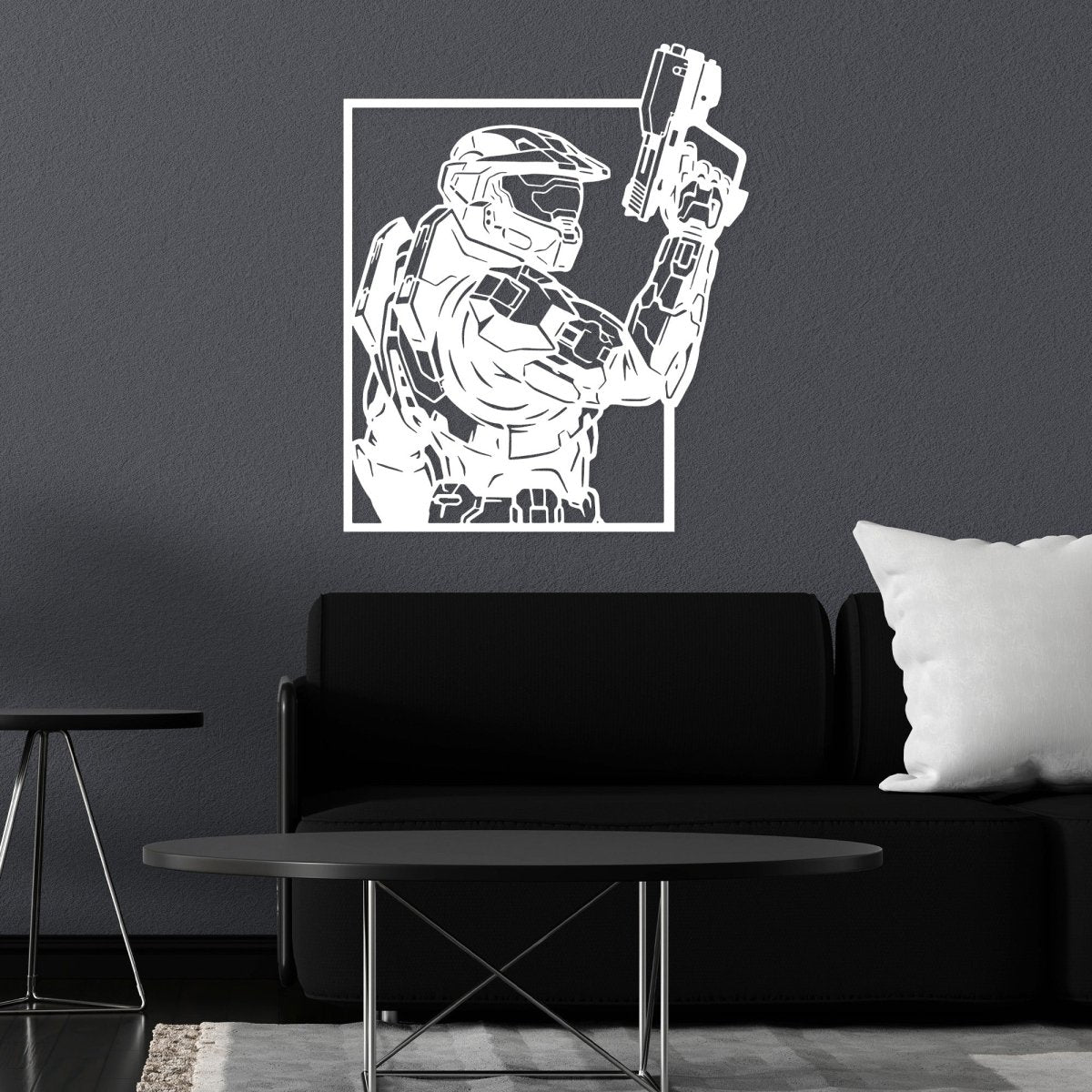 Futuristic Soldier Metal Wall Art - BrossHome Metal Wall Art