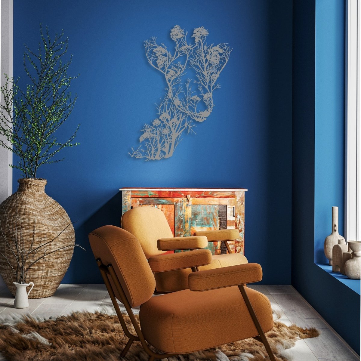 Giraffe Metal Wall Art - BrossHome Metal Wall Art