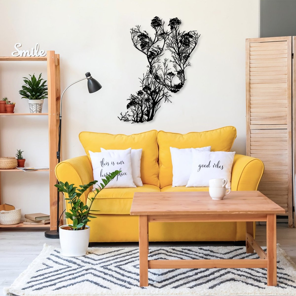 Giraffe Metal Wall Art - BrossHome Metal Wall Art