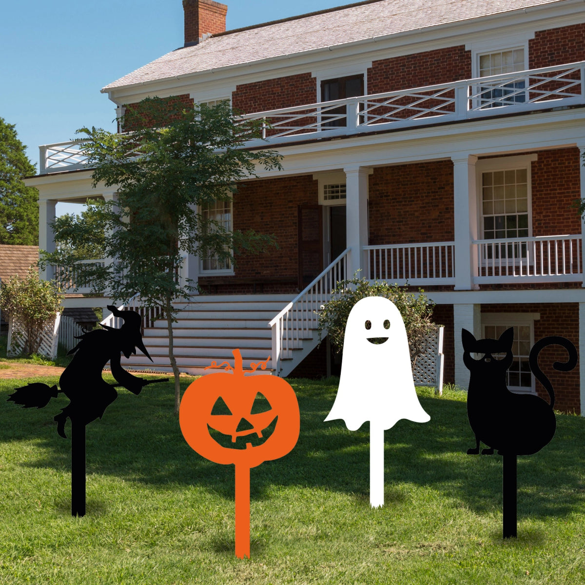 Halloween Garden Stake Set - BrossHome Metal Wall Art
