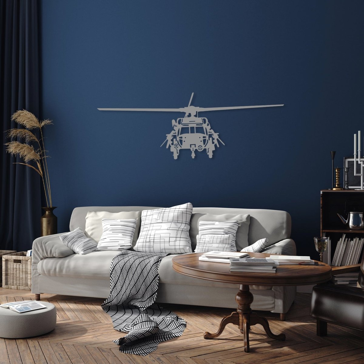 Helicopter Metal Wall Art - BrossHome Metal Wall Art