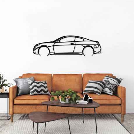 INFINITI G35 Car Metal Silhouette Wall Art - BrossHome Metal Wall Art