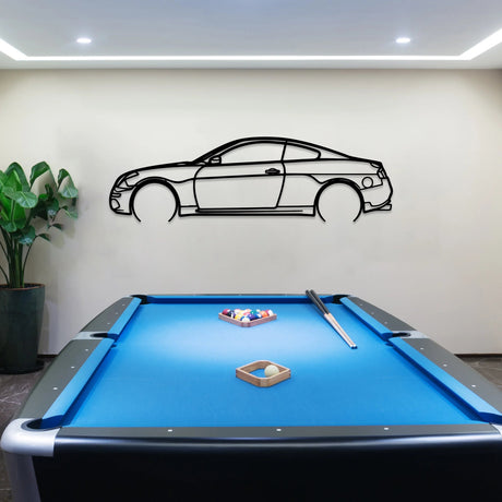 INFINITI G35 Car Metal Silhouette Wall Art - BrossHome Metal Wall Art