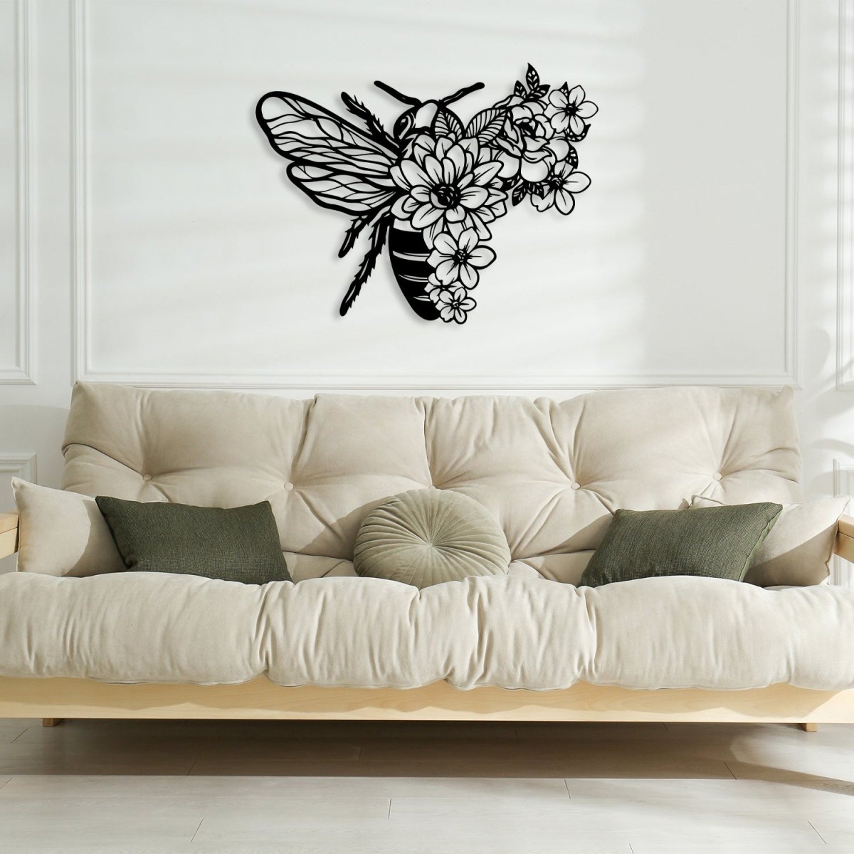 Metal Bee Wall Decor - BrossHome Metal Wall Art
