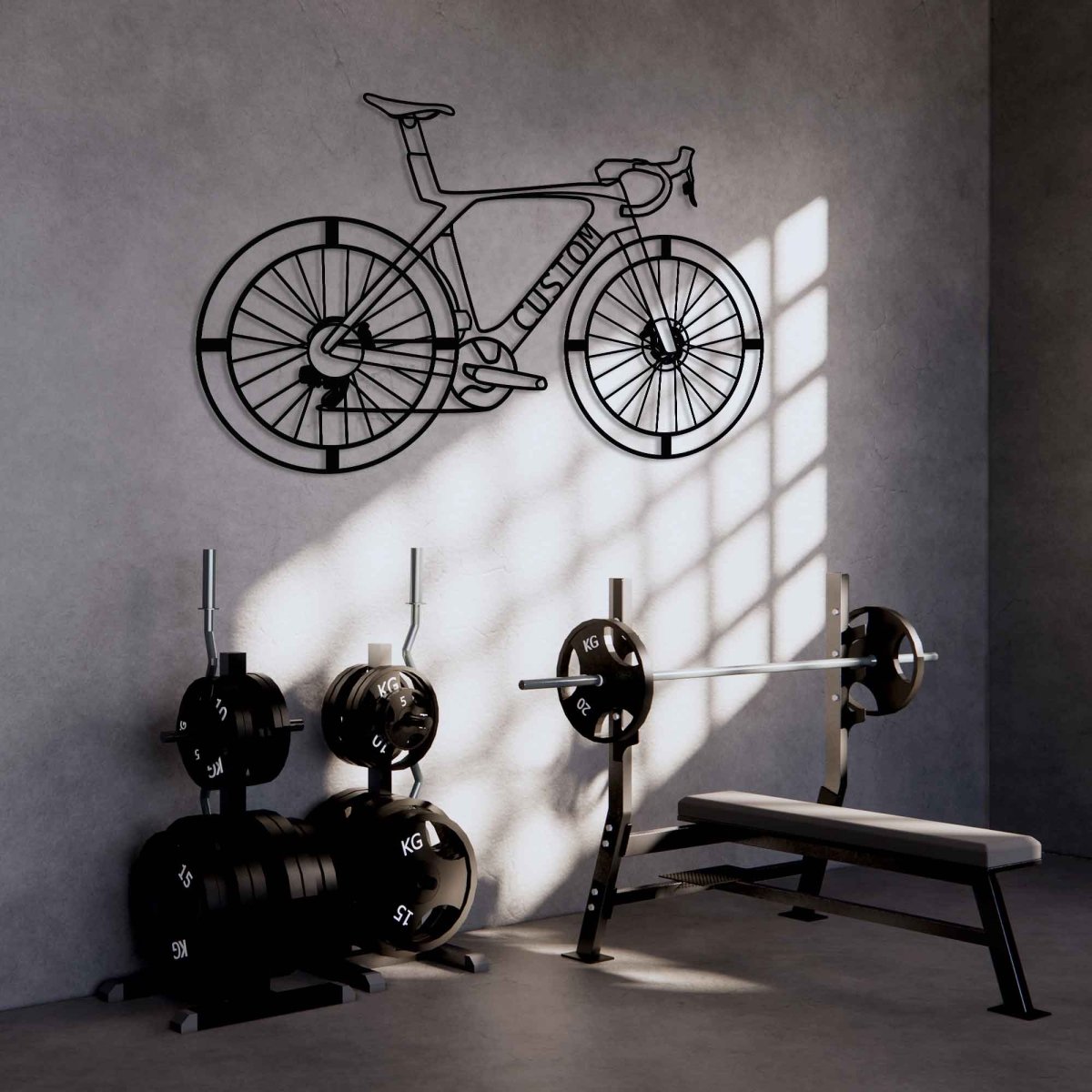 Metal Bicycle Wall Hanging - BrossHome Metal Wall Art