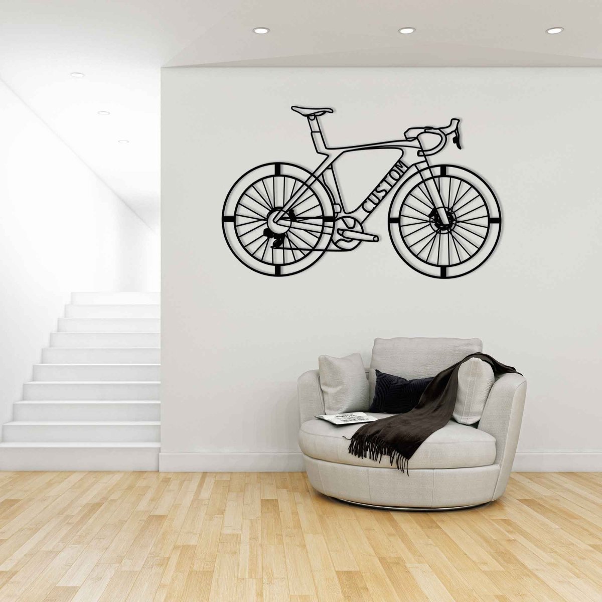 Metal Bicycle Wall Hanging - BrossHome Metal Wall Art