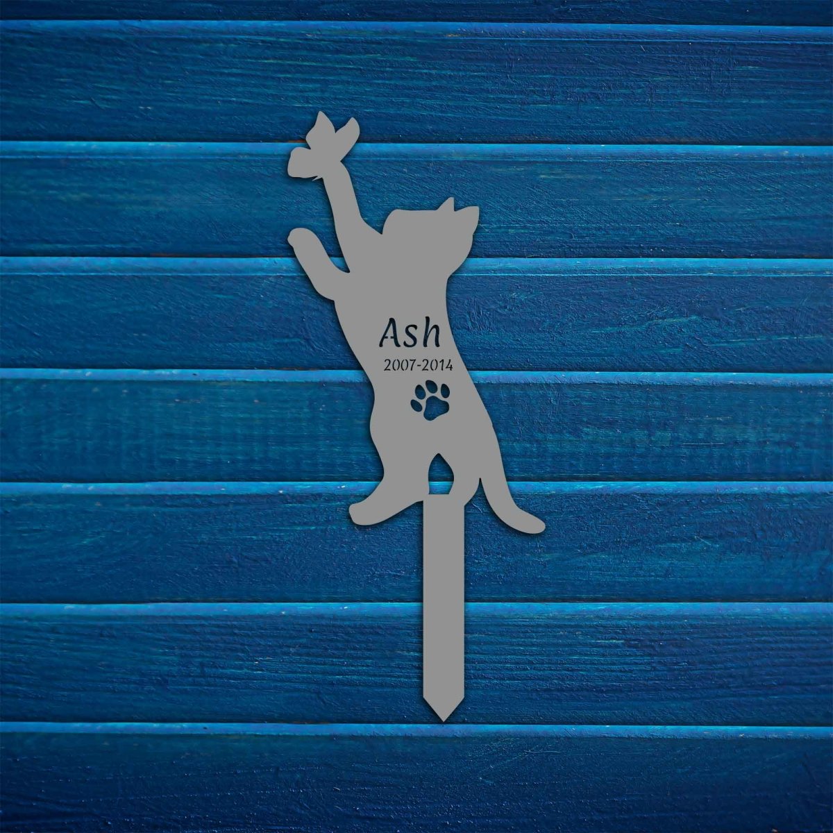 Metal Black Cat Yard Stake - BrossHome Metal Wall Art