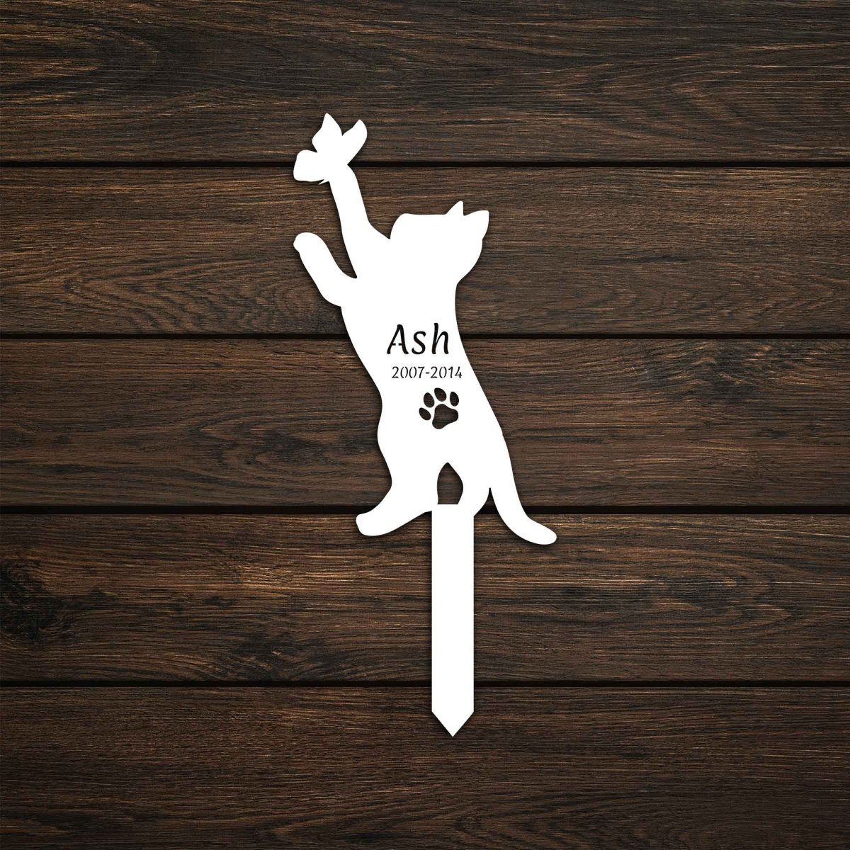 Metal Black Cat Yard Stake - BrossHome Metal Wall Art