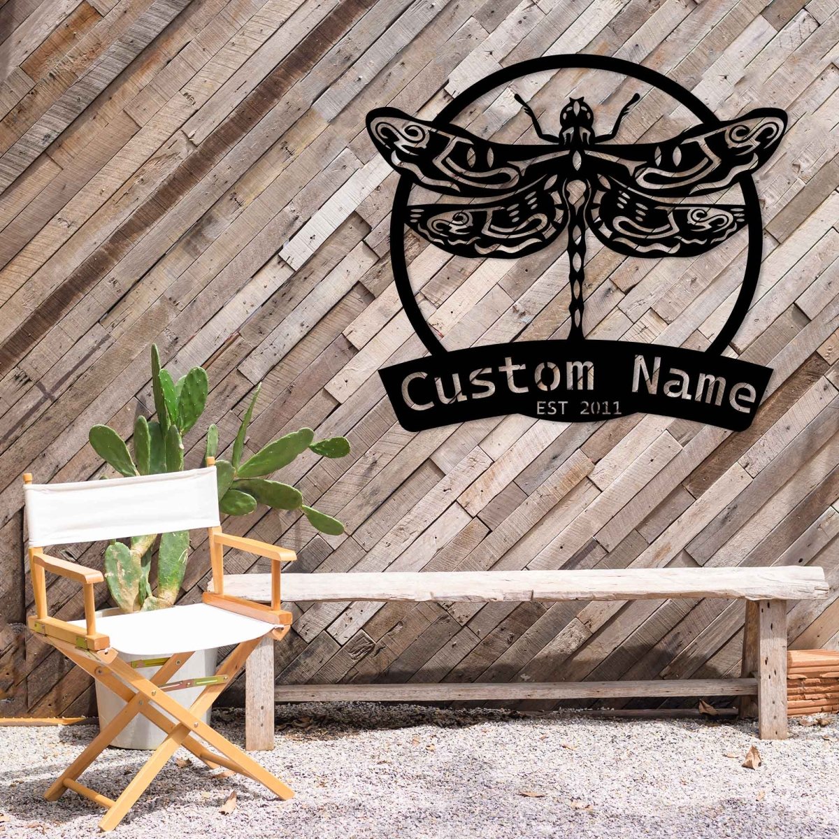 Metal Dragonfly Wall Decor - BrossHome Metal Wall Art