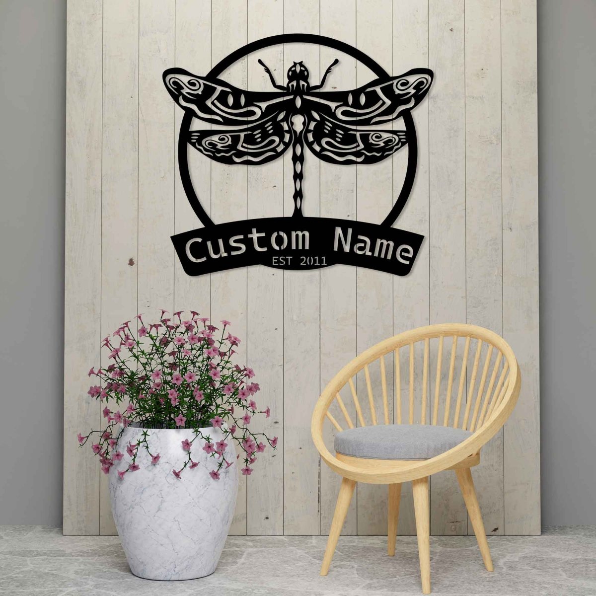 Metal Dragonfly Wall Decor - BrossHome Metal Wall Art