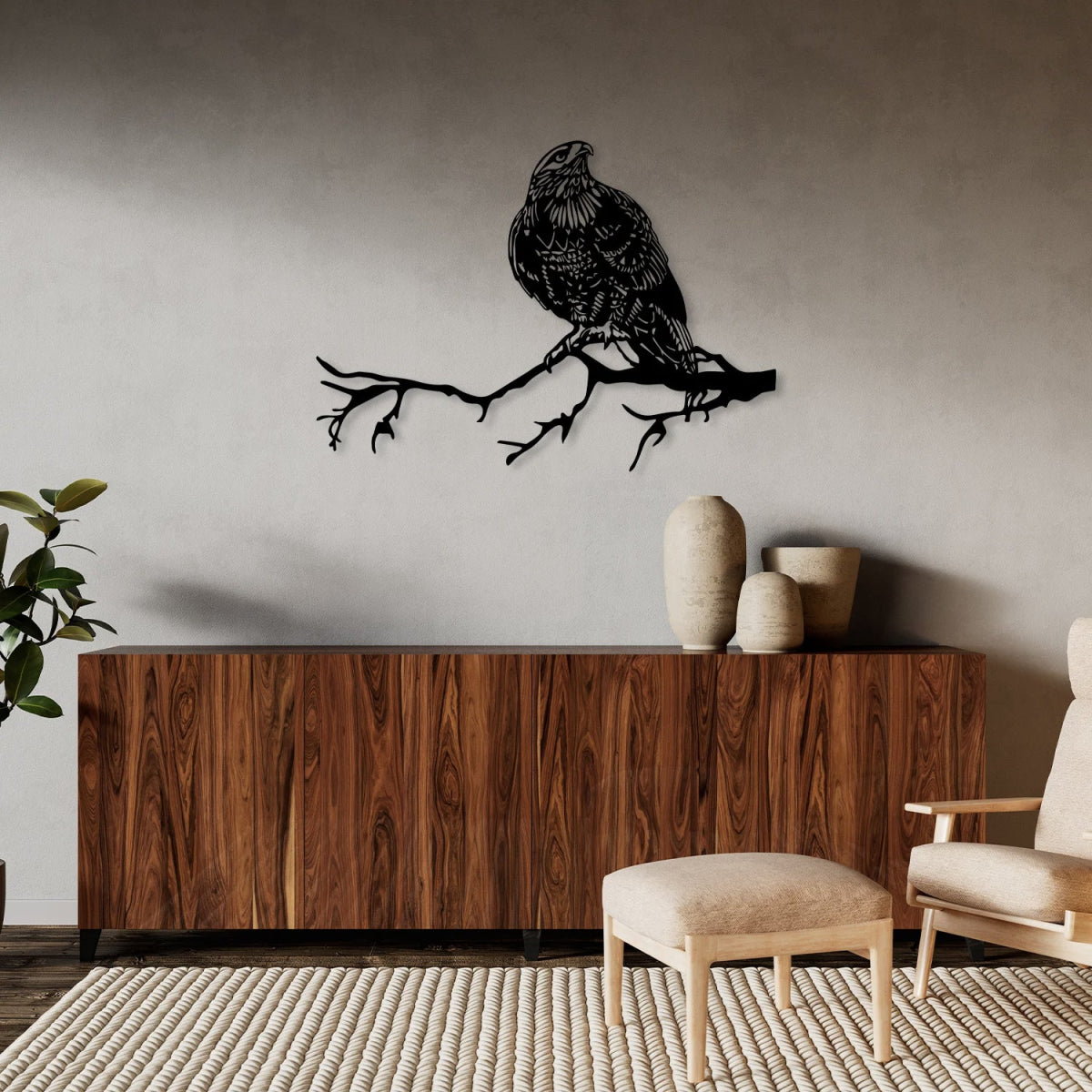 Metal Eagle Wall Art - BrossHome Metal Wall Art