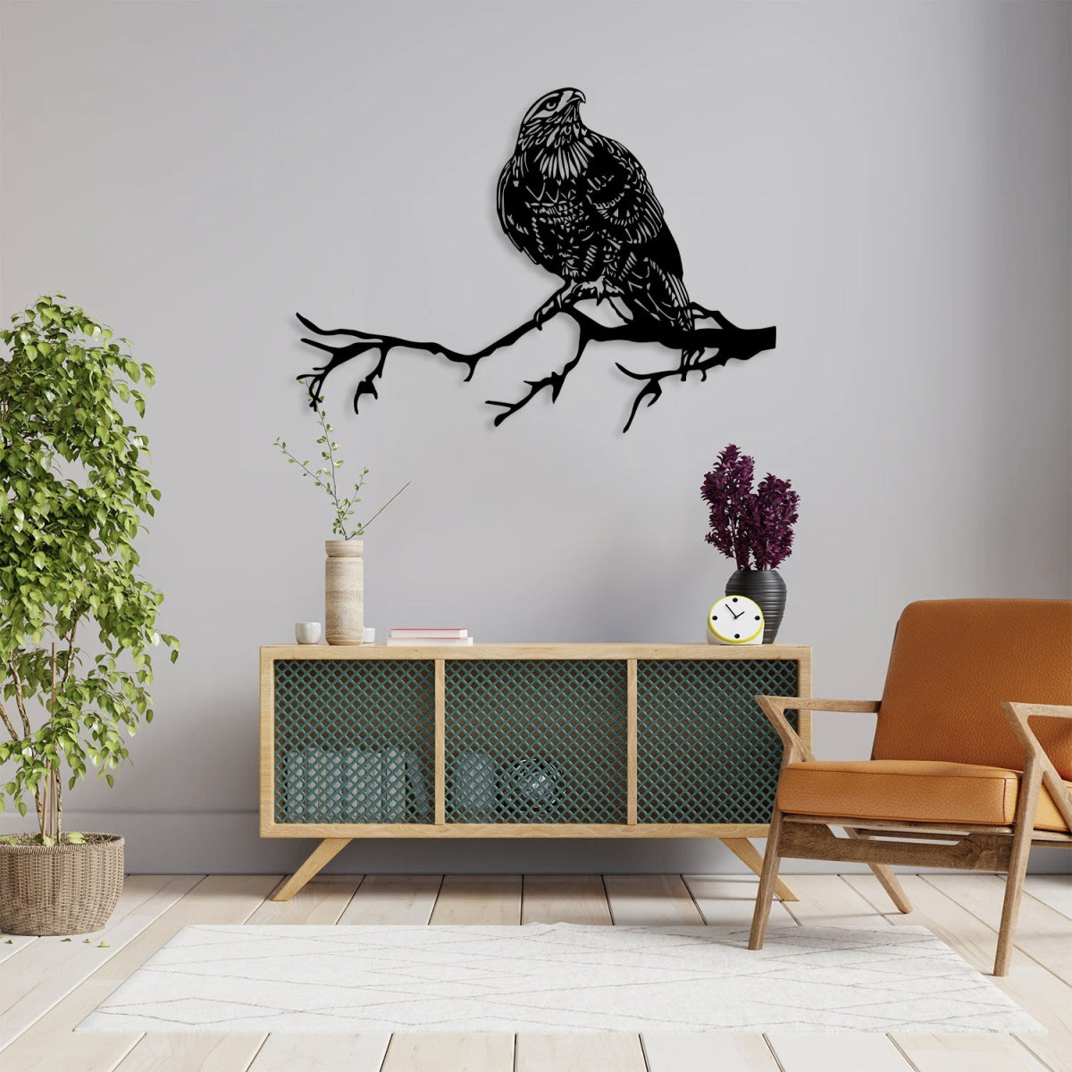 Metal Eagle Wall Art - BrossHome Metal Wall Art