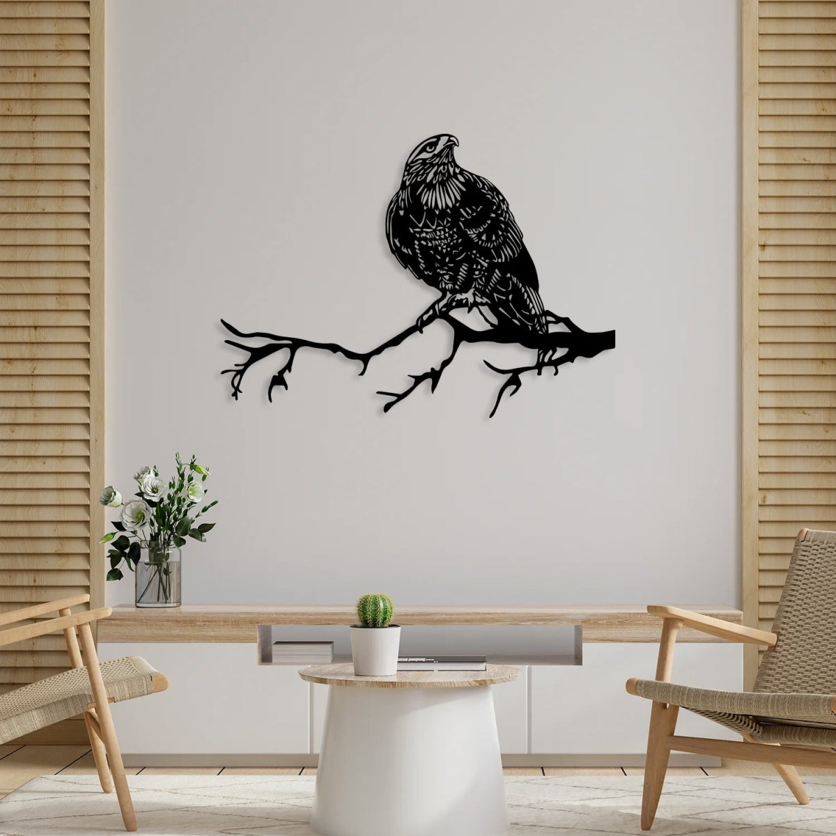 Metal Eagle Wall Art - BrossHome Metal Wall Art