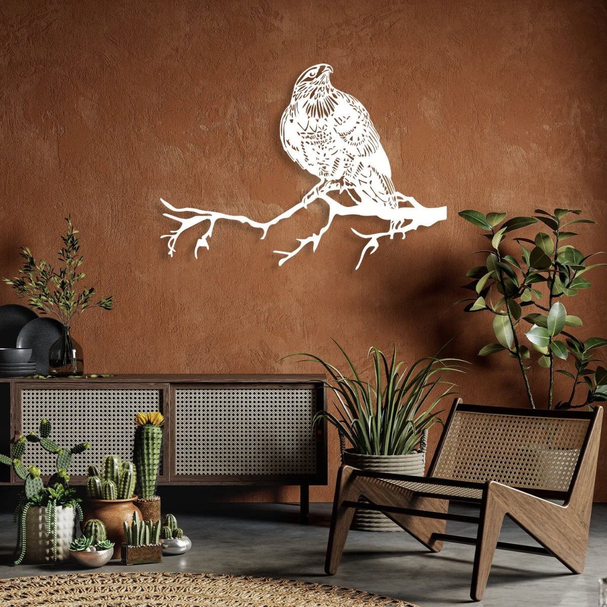 Metal Eagle Wall Art - BrossHome Metal Wall Art