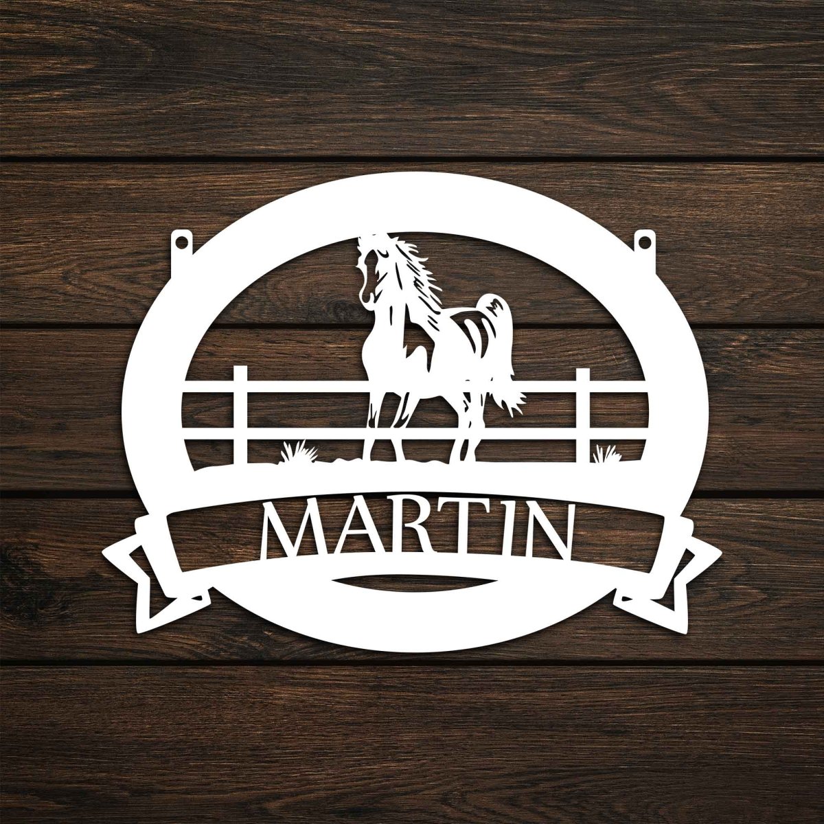 Metal Horse Sign - BrossHome Metal Wall Art