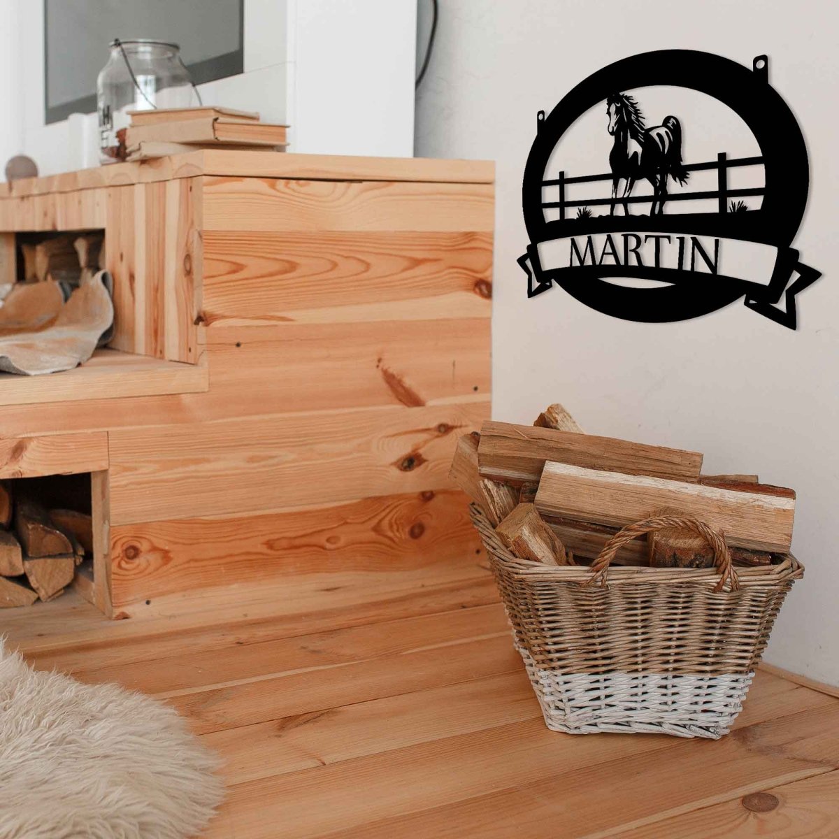 Metal Horse Sign - BrossHome Metal Wall Art