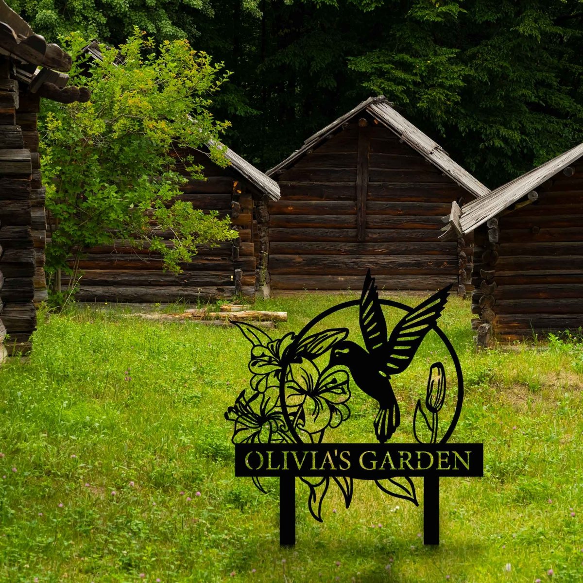 Metal Hummingbird Yard Art - BrossHome Metal Wall Art