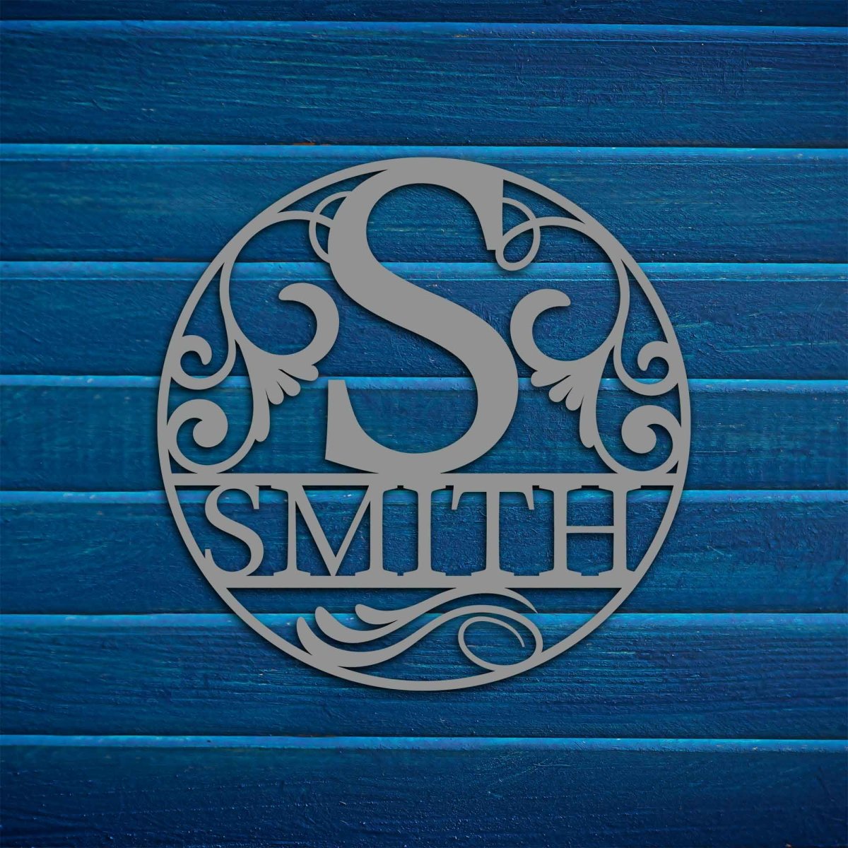 Metal Last Name Sign - BrossHome Metal Wall Art