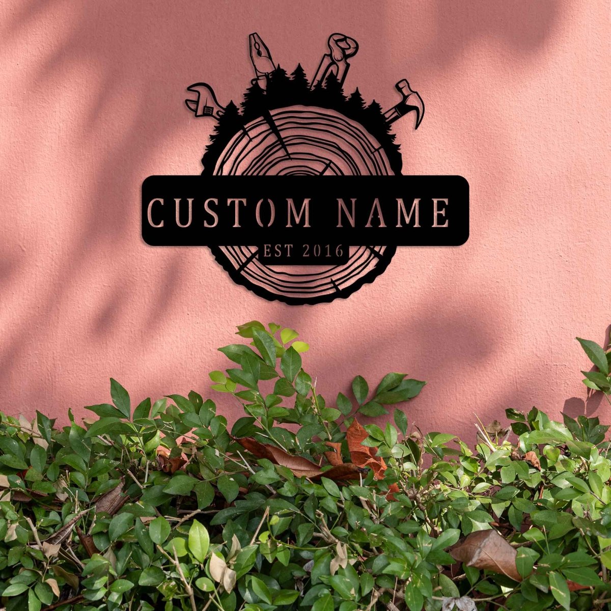 Metal Lumberjack Metal Wall Art - BrossHome Metal Wall Art