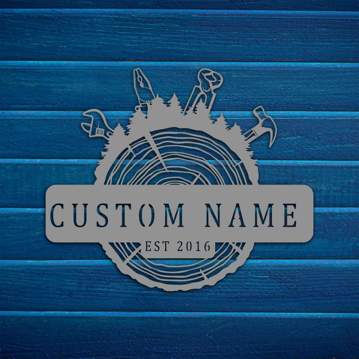 Metal Lumberjack Metal Wall Art - BrossHome Metal Wall Art