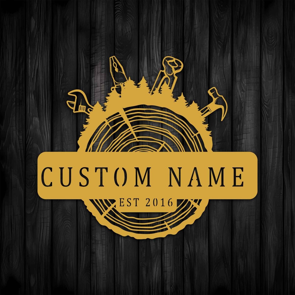 Metal Lumberjack Metal Wall Art - BrossHome Metal Wall Art