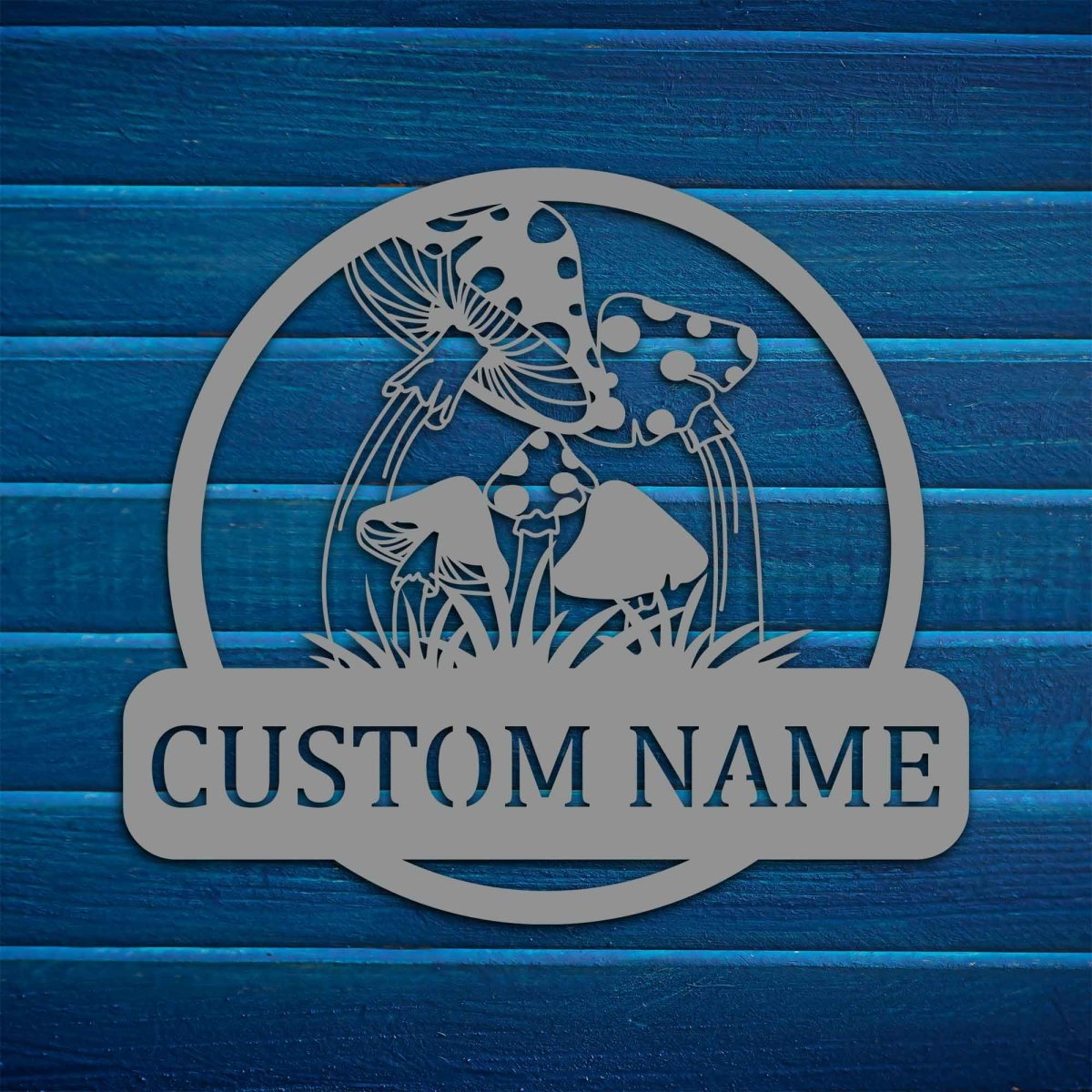 Metal Mushroom Wall Art for Porch and Garden - BrossHome Metal Wall Art