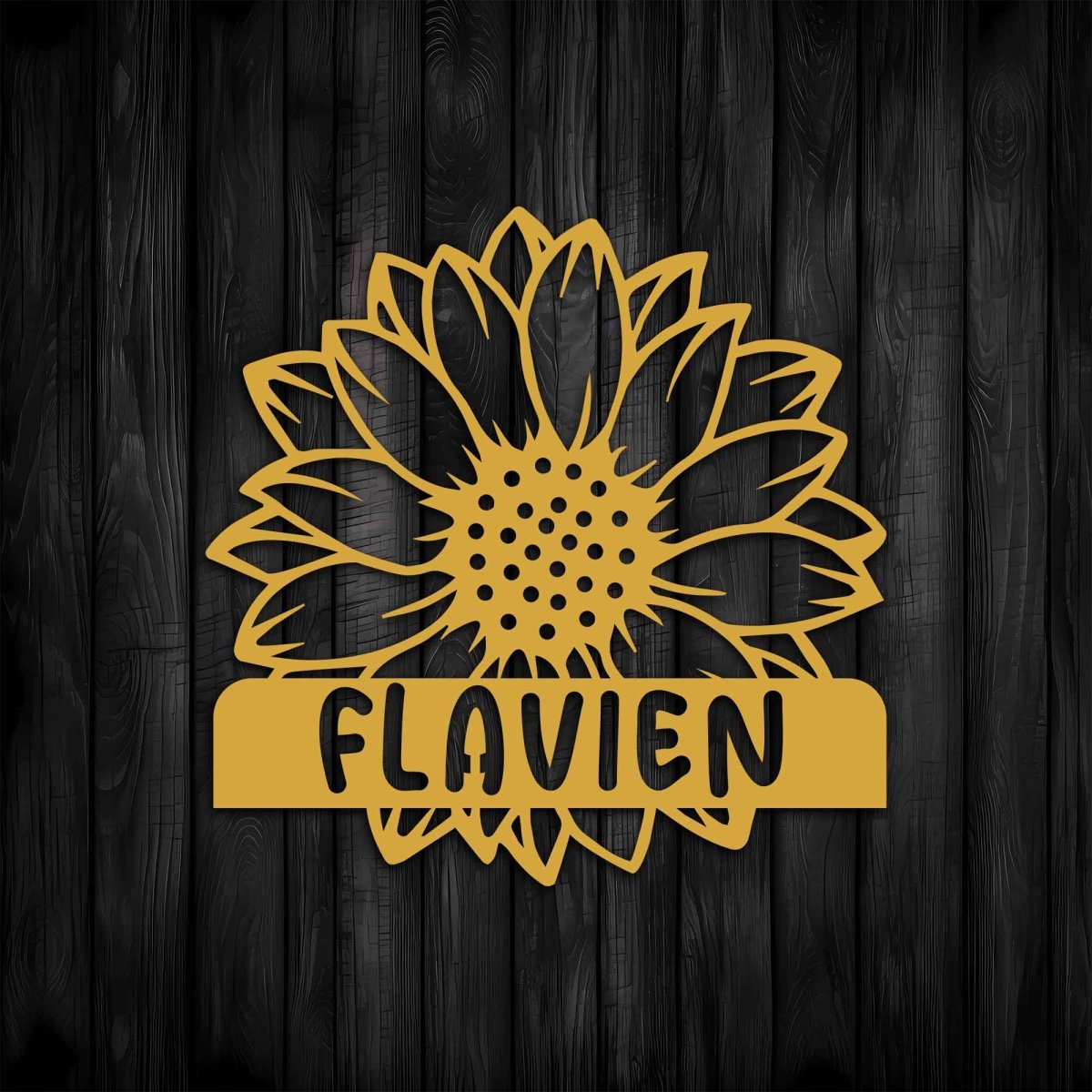 Metal Sunflower Wall Decor - BrossHome Metal Wall Art