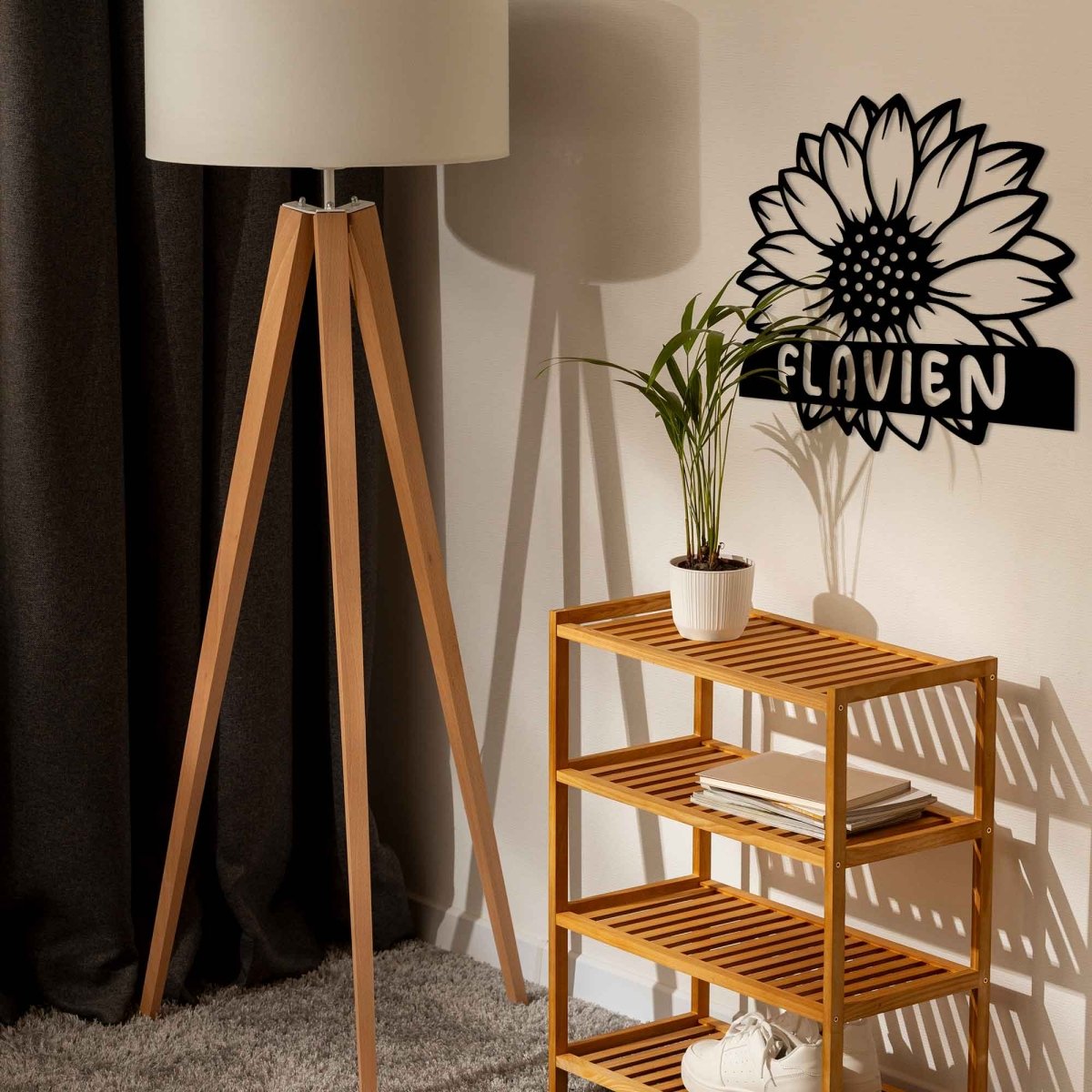 Metal Sunflower Wall Decor - BrossHome Metal Wall Art