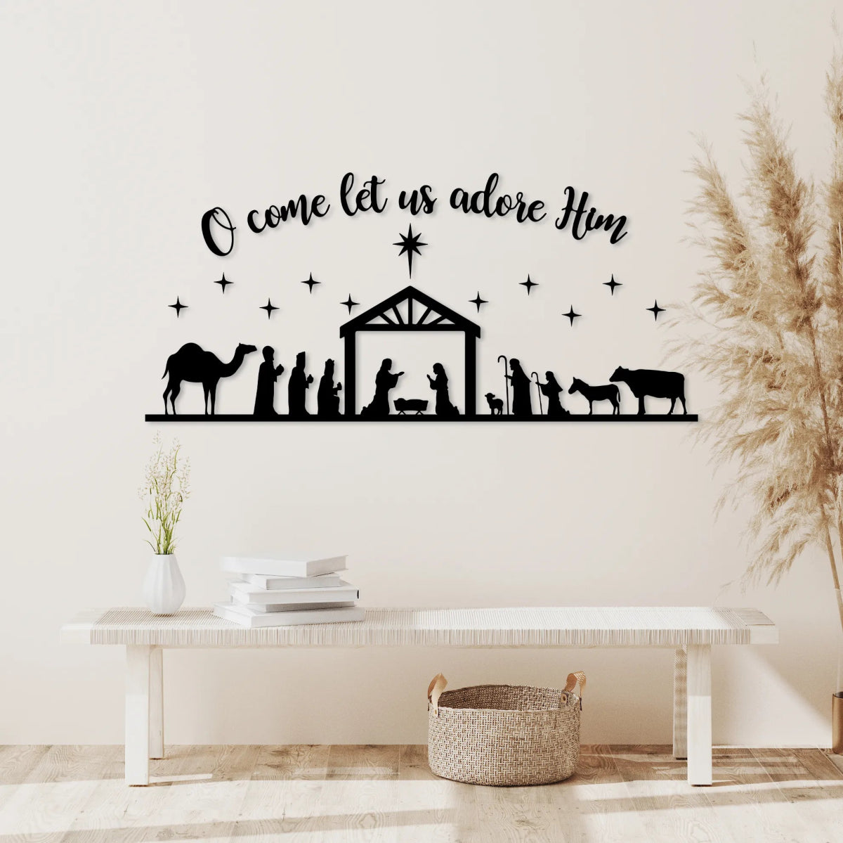 Metal Wall Decor Draft - Christmas Metal Wall Art - BrossHome Metal Wall Art