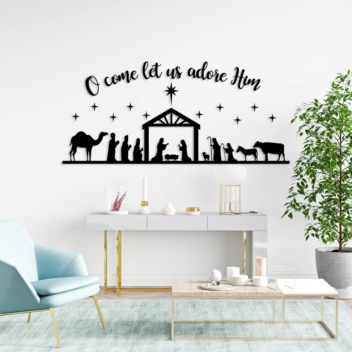 Metal Wall Decor Draft - Christmas Metal Wall Art - BrossHome Metal Wall Art