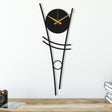 Minimalist Modern Abstract Metal Wall Clock - BrossHome Metal Wall Art